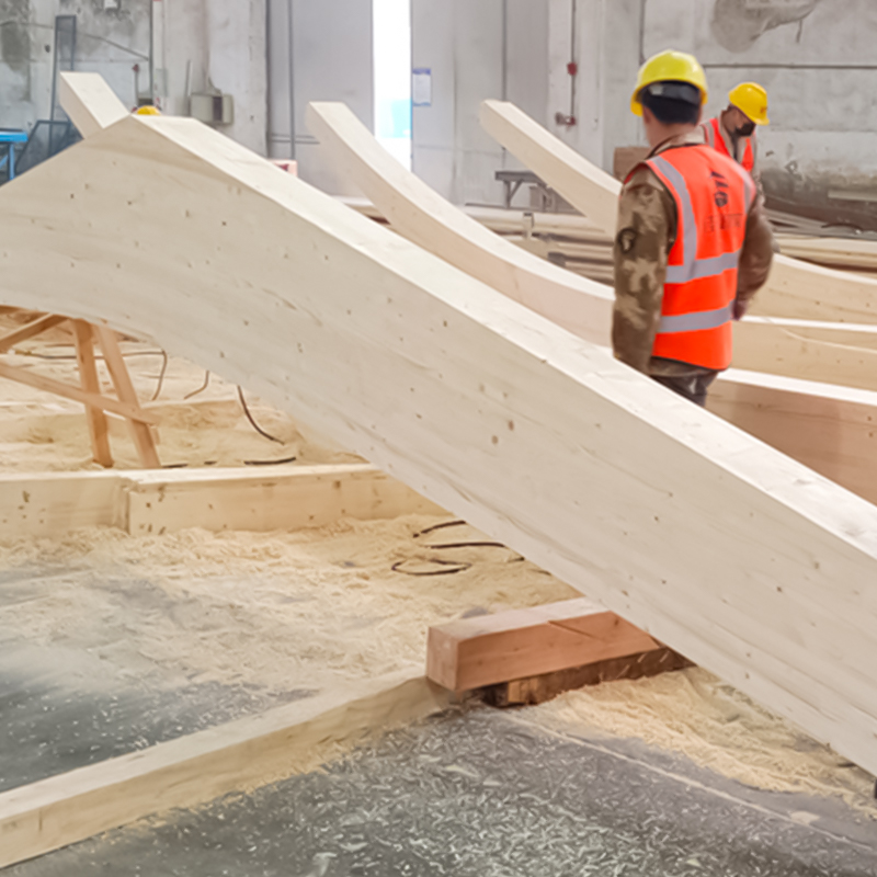 Molid Glulam cu formă specială Molid Glulam cu formă specială