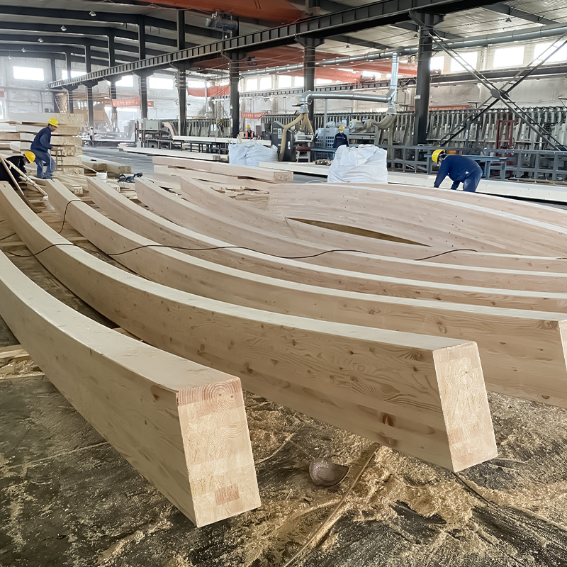 Brad Douglas curbat Glulam