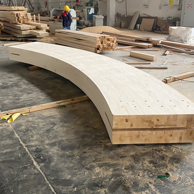 Glulam curbat de pin Glulam curbat de pin