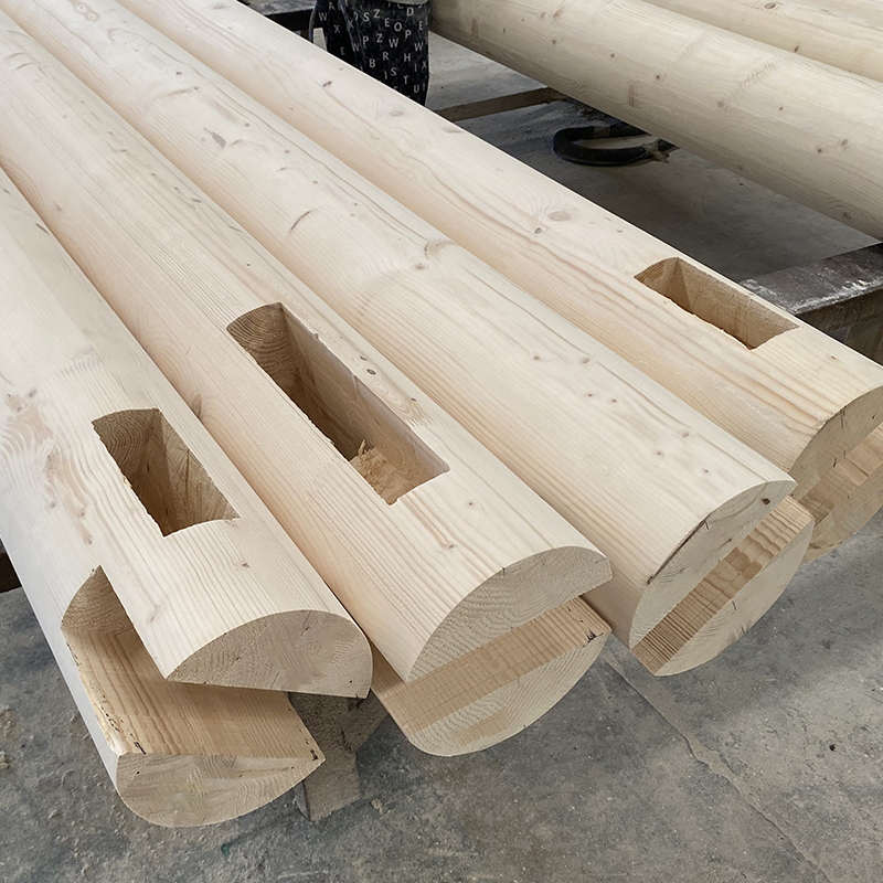 Grinda și stâlp de pin Glulam Grinda și stâlp de pin Glulam