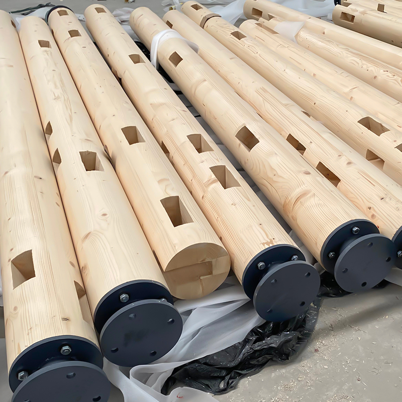 Grinda și stâlp de pin Glulam Grinda și stâlp de pin Glulam