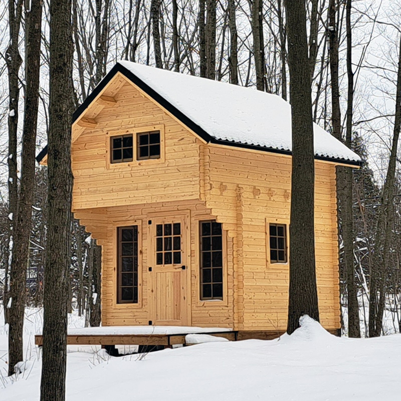 Casă din lemn Glulam Casă din lemn Glulam